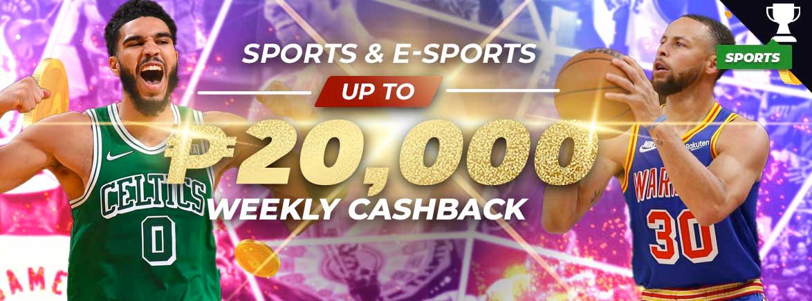 Sports And Esports Weekly Cashback