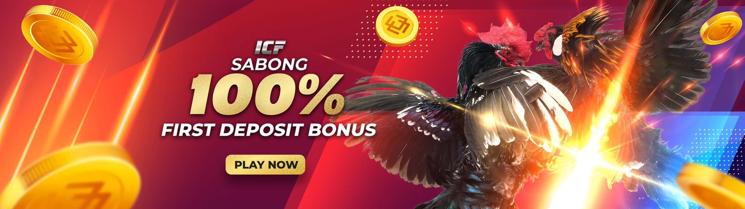 MCW Philippines ICF Cockfighting 100% First Deposit Bonus