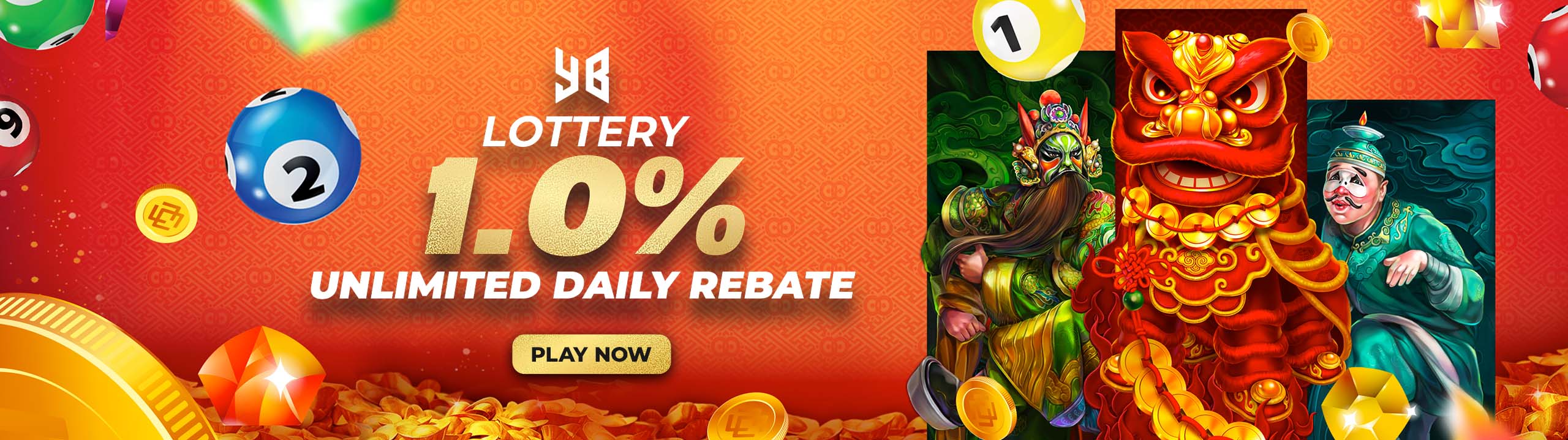 Lottery 1% Unlimited Daily Rebate