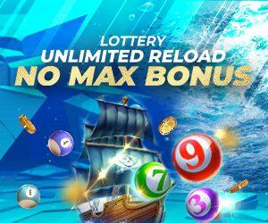Lottery Games 8% Unlimited Reload Bonus