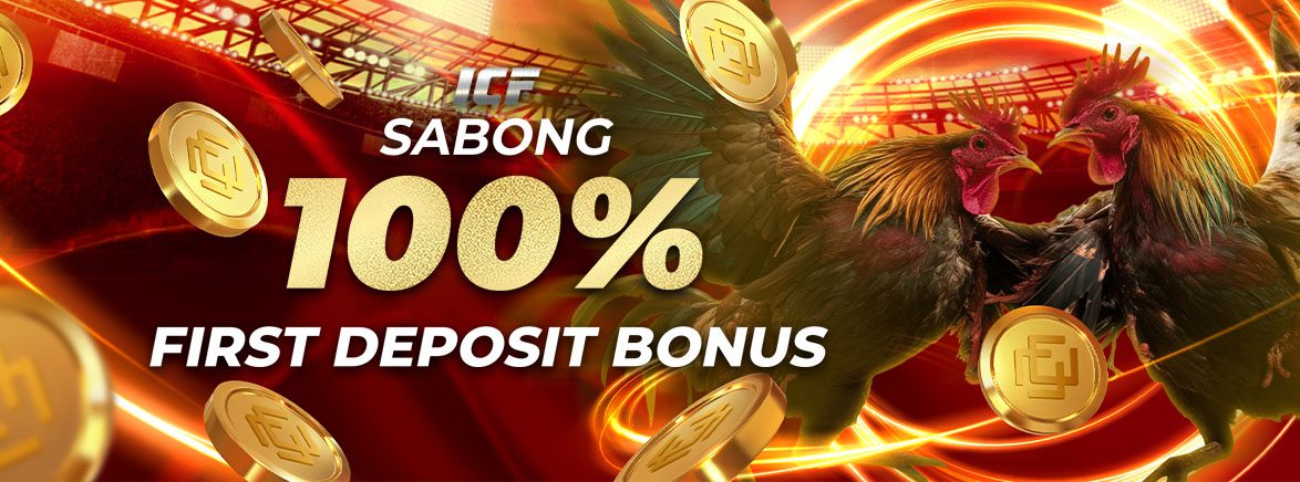 Sabong 100% First Deposit Bonus 1,000 PHP