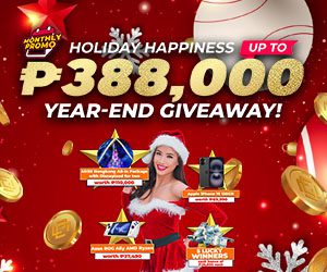 Holiday Happiness up to 388,000 PHP