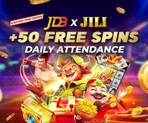 JILI and JDB +50 Free Spins