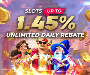 Slots 1.45% Unlimited Instant Rebate
